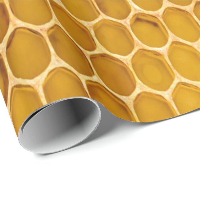 Honeycomb Presentpapper (Rullad Hörn)
