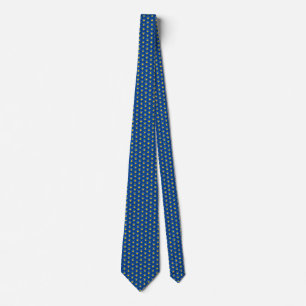 Honeycomb Tie Kosovo Flagga Slips
