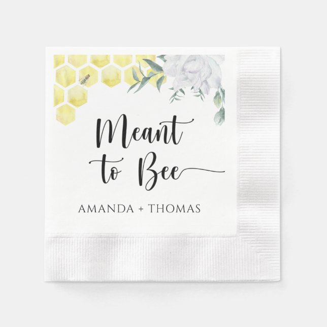 Honeycombi - Meant to bi Pappersservett (Framsidan)