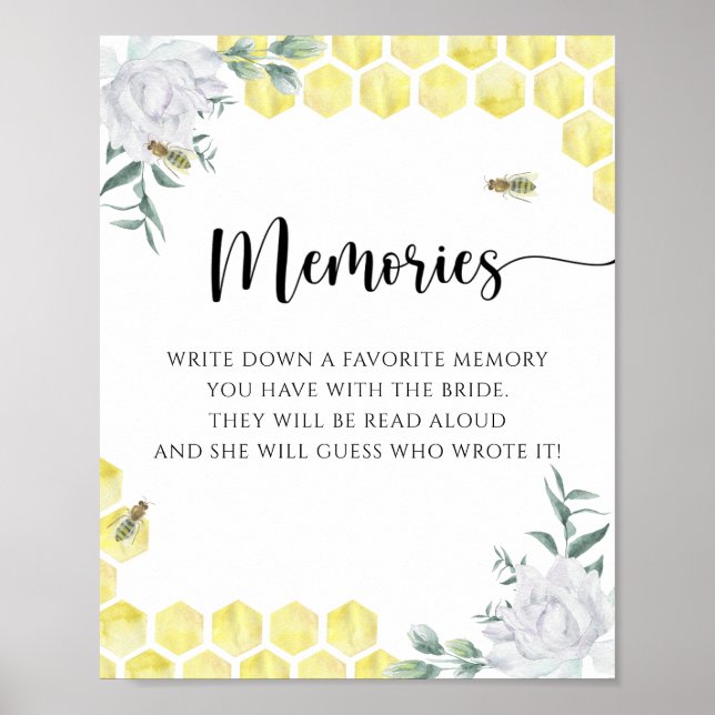 Honeycombi - Minnen med briden poster (Framsidan)
