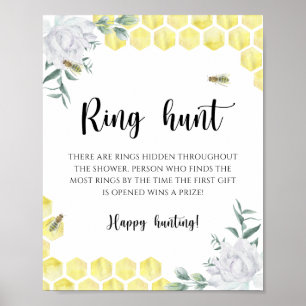 Honeycombi möhippa - jakt på möhippa i Ring Poster