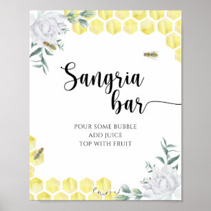 Honeycombs möhippa - Sangria pub poster