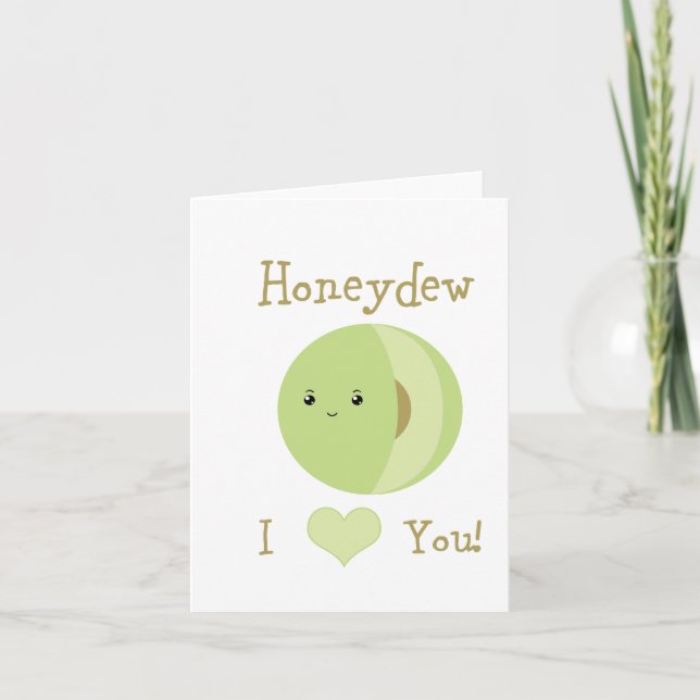 Honeydew i kärlek! kort (Framsida)