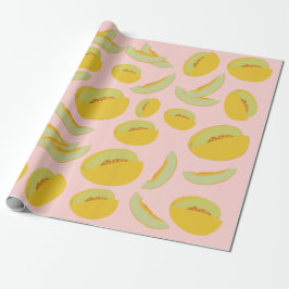 Honeydew Melons Fruit Mönster Presentpapper