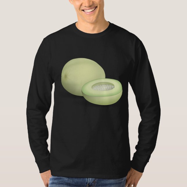 Honeydew Summer Melon Fruit Roligt T Shirt (Framsida)
