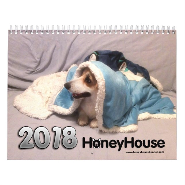 HoneyHouse Corgiskalender för 2018 Kalender (Omslag)