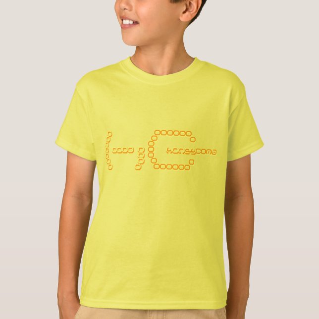 &honeykoma. orange tee (Framsida)