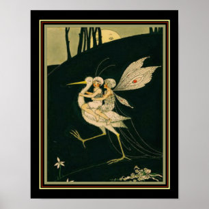 "Honeymoon"-Älvan Skriv ut ca 1920-talet - 11 x 14 Poster