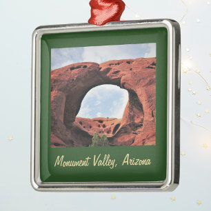 Honeymoon Arch Monument Valley Julgransprydnad Metall