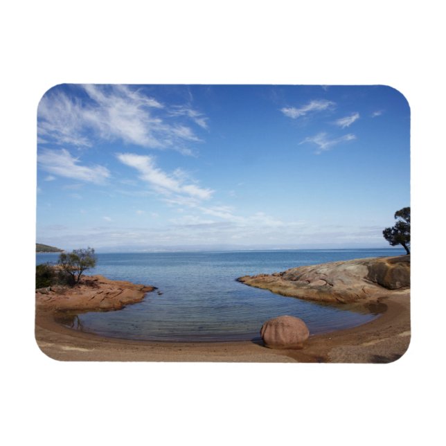 Honeymoon Bay, Coles Bay, Freycinet National Magnet (Horisontell)