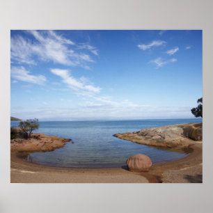 Honeymoon Bay, Coles Bay, Freycinet Nationalpark Poster