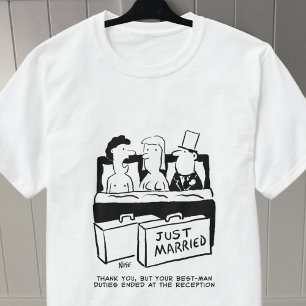 Honeymoon Bröllop Natt för Bride & Groom T Shirt