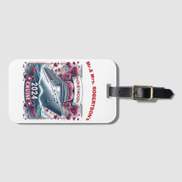 Honeymoon Cruise 2024, Ny gifta, Alla hjärtans dag Bagagebricka