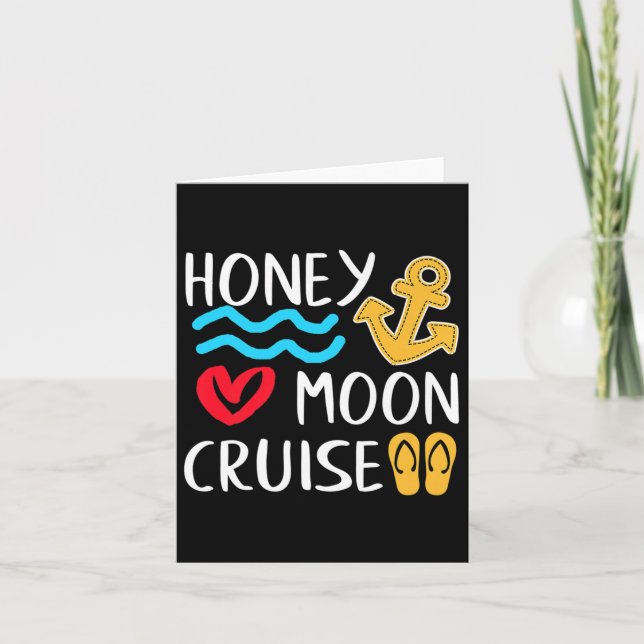 Honeymoon Cruise Frakt Par Underbar Gift Bride&am Kort (Framsida)