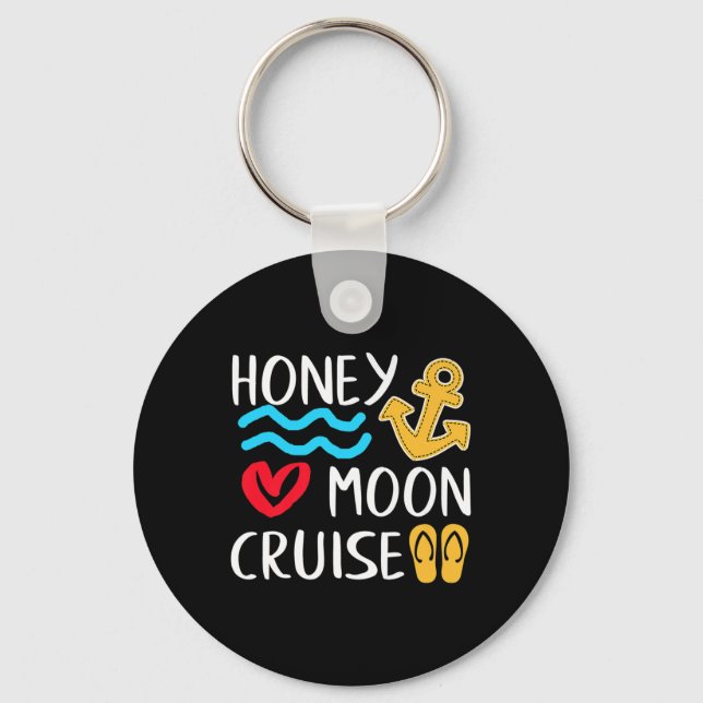 Honeymoon Cruise Frakt Par Underbar Gift Bride&am Nyckelring (Framsida)