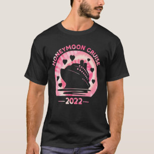 Honeymoon Cruise Par Tie Dye Print Family Resa T Shirt