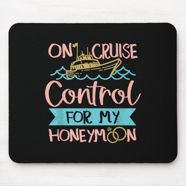Honeymoon Cruise Vacation Bride Groom Musmatta (Framsidan)