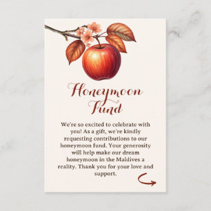 Honeymoon Fund för Apple Fall Möhippa Tilläggskort