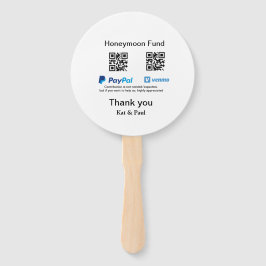 Honeymoon Fund PayPal Venmo QR-kod - tack