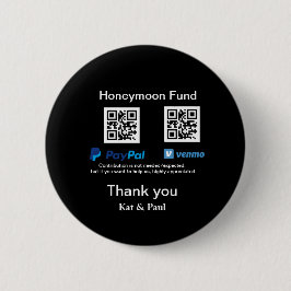 Honeymoon Fund PayPal Venmo QR-kod - tack Knapp