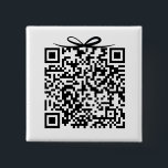 Honeymoon Fund QR Code w/bow Gift box Knapp<br><div class="desc">Förenkla presentationen med QR-kodknappen för Honeymånfonden ・ Skannbar QR-kod för bidrag från den omedelbara honeymånfonden ・ Utformning av Elegant Gift box med Bow-accent ・ Bifoga till Bride, Groom, Bröllopsfest och Guests ・ Koordinater med "Monogrammed Hand Lettered Chic Kor" Inbjudningar Denna charmningsknapp innehåller en skannerbar QR-kod som gör det möjligt att...</div>
