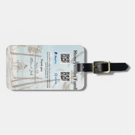 Honeymoon fund venomo paypal donation Q R couple Bagagebricka