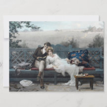 Honeymoon (Make och frun på en bench)