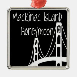 Honeymoon på ön Mackinac Julgransprydnad Metall