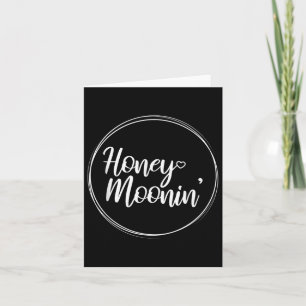 Honeymoon par Bröllop Honeymoonin Brides Groom Kort