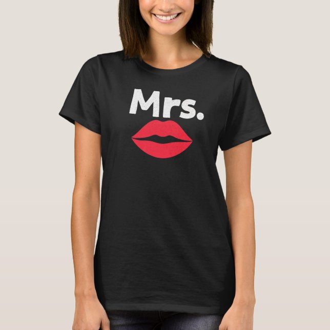 Honeymoon Par, Ny gifta Newlyed 2 T Shirt (Framsida)