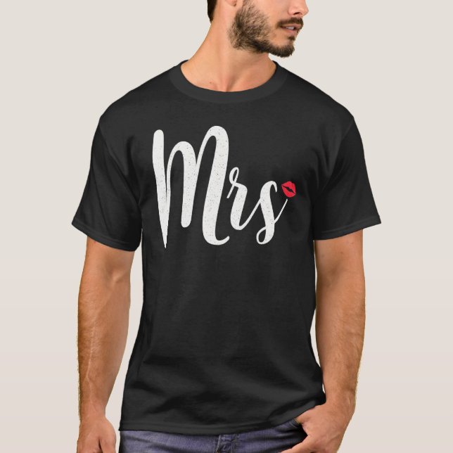 Honeymoon Par, Ny gifta Newlyed 2 T Shirt (Framsida)