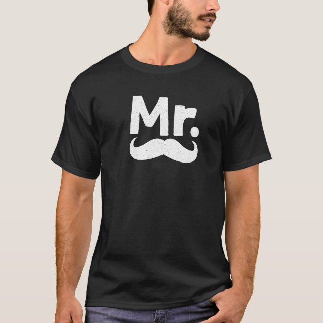 Honeymoon Par, Ny gifta Newlyowed 1 T Shirt (Framsida)