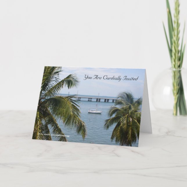 Honeymoon/Pengarar Shower-inbjudan Inbjudan (Framsida)