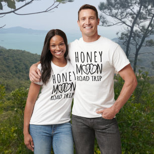 Honeymoon Road Resa Matching Couples T-Shirt