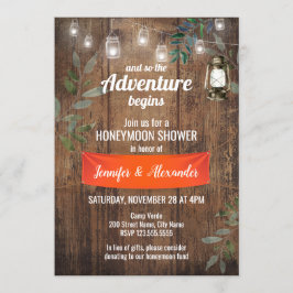 Honeymoon Shower Inbjudningar
