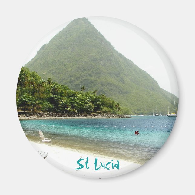 Honeymoon, St Lucia Magnet (Framsidan)