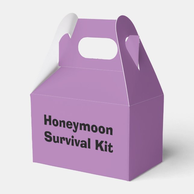 ’Honeymoon’ Survival Kit Box Presentaskar (Framsidan Sidan)