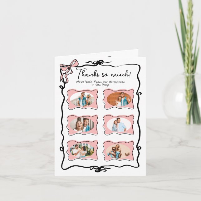 Honeymoon Tack för att du Photo Hand plockade Bow (Framsida)