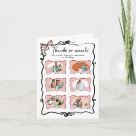 Honeymoon Tack för att du Photo Hand plockade Bow Kort