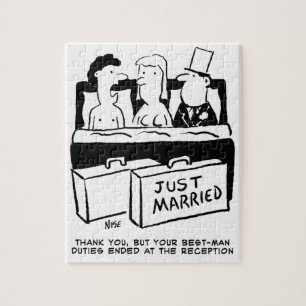 Honeymoon Wedding Night for Bride & Groom Pussel