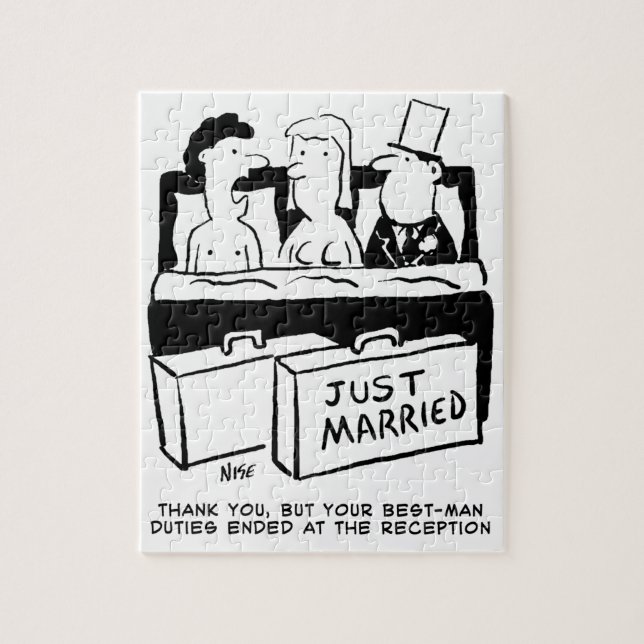 Honeymoon Wedding Night for Bride & Groom Pussel (Vertikal)