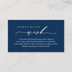 Honeymoon Wish, Fund, Classy Bröllop Tilläggskort