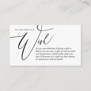 Honeymoon Wish, Pengarar, Modern Elegance Tilläggskort