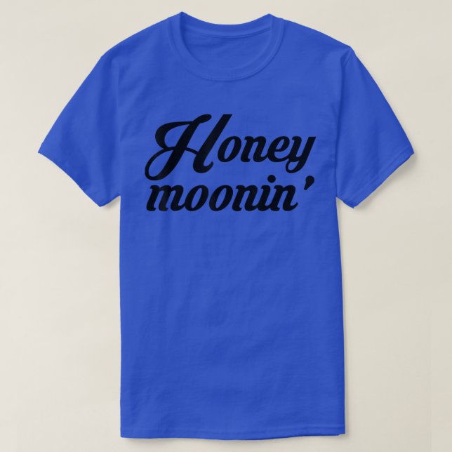 Honeymoonin Bride Groom Honeymoon Vacation T Shirt (Design framsida)