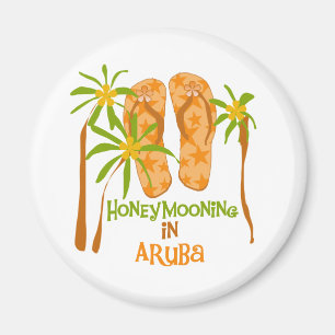 Honeymooning i Aruba Magnet