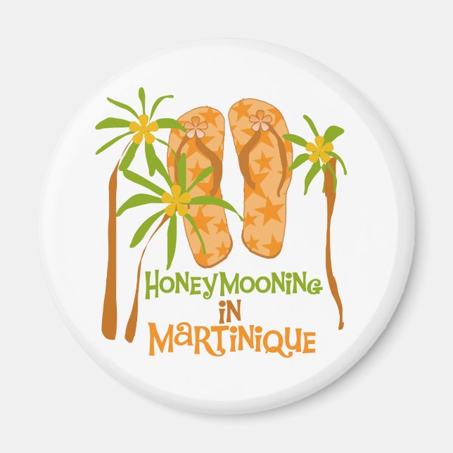 Honeymooning i Martinique Magnet (Framsidan)
