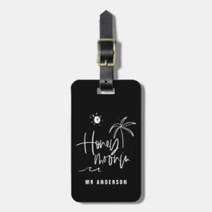 Honeymowing handflatan bröllop presentstrand moder bagagebricka