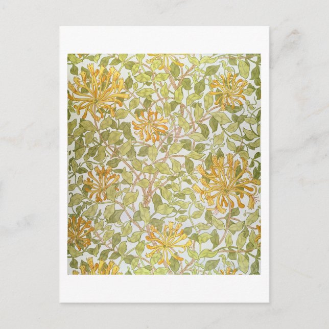 'Honeysuckle' design, 1883 Vykort (Framsida)