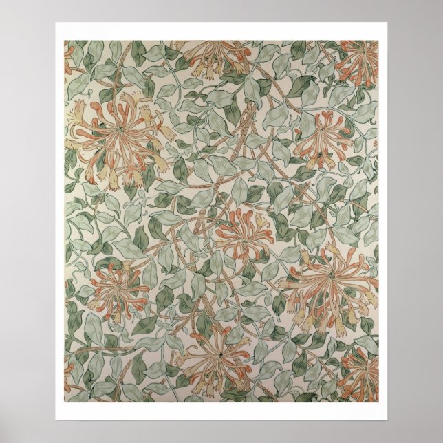 'Honeysuckle II'-design Poster (Framsidan)