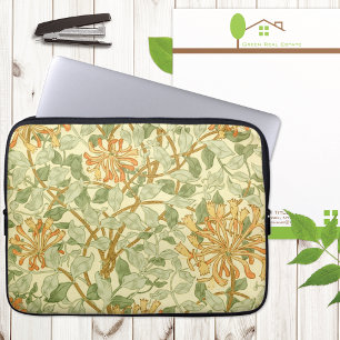 Honeysuckle med Grönt Löv Laptop Sleeve
